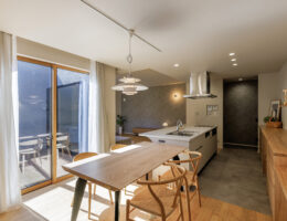 岡山市東区藤井北欧スタイル平屋ダイニング