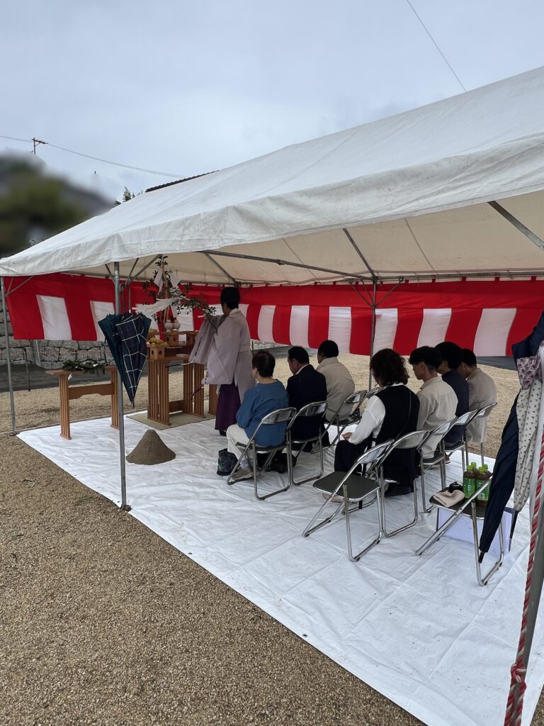 倉敷市児島TA様邸の地鎮祭でした！