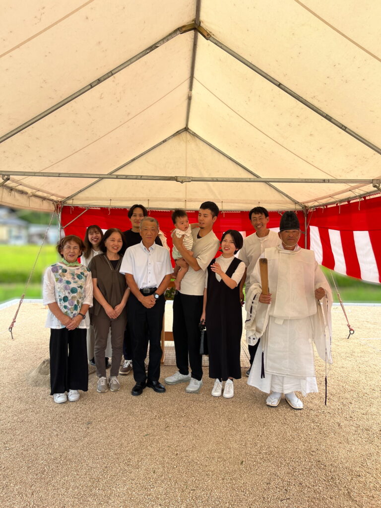 赤磐市正崎にてG様邸の地鎮祭でした！