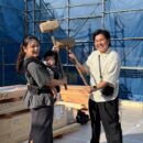 赤磐市桜が丘にてO様邸の棟上げ工事でした！