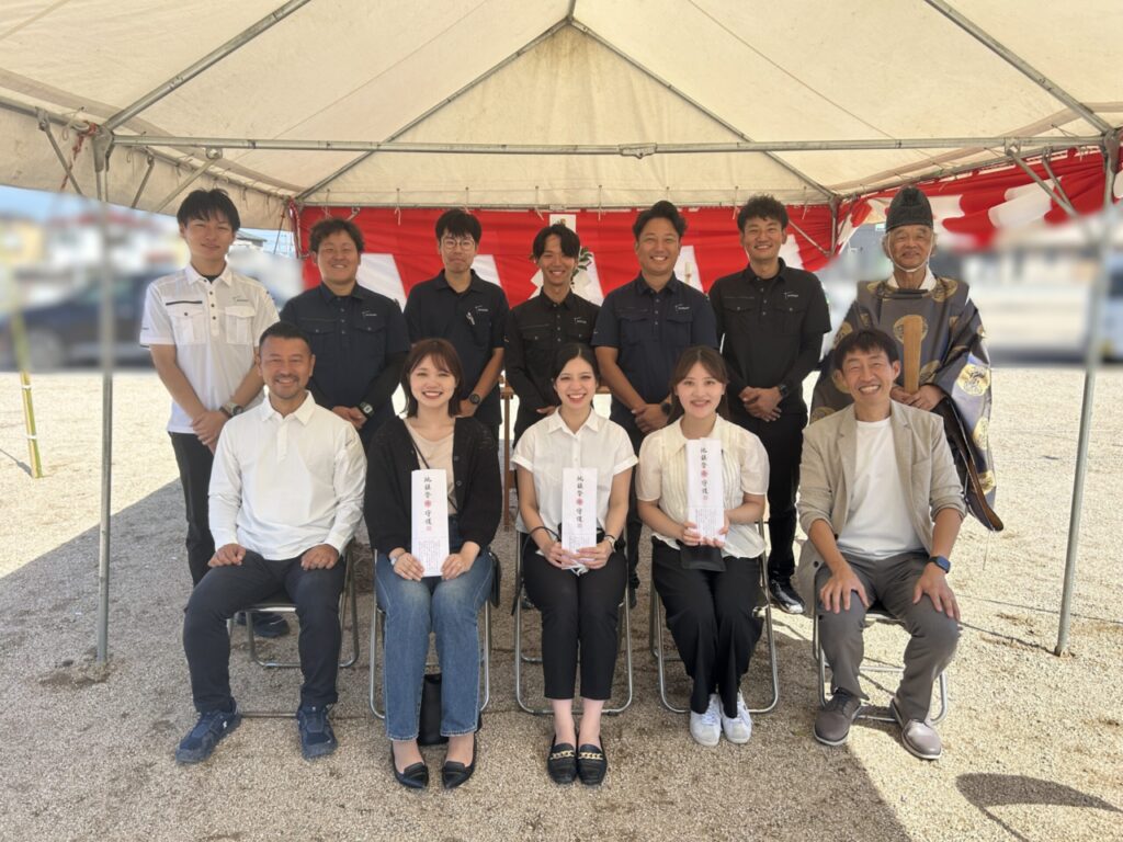 【新プロジェクト始動】モデルハウス３棟の地鎮祭を行いました！