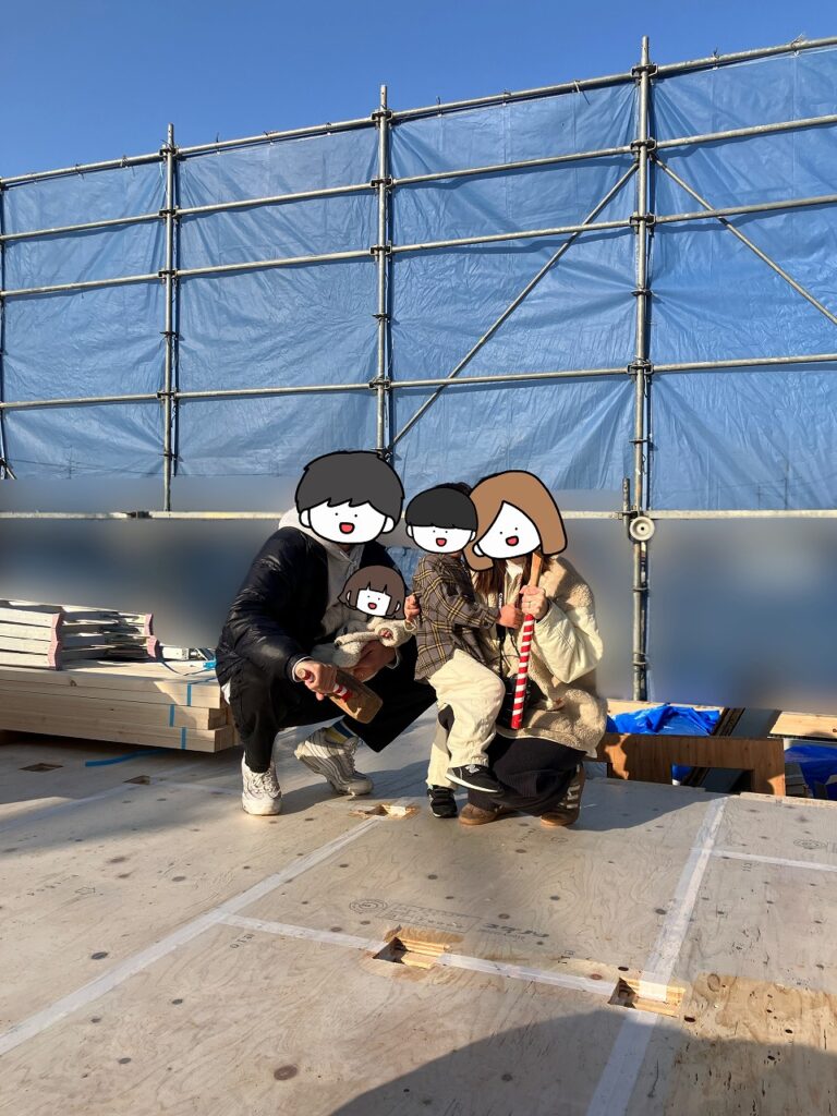 倉敷市黒崎にてTA様邸の上棟でした！