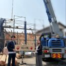 倉敷市片島町にてTA様邸の上棟でした!