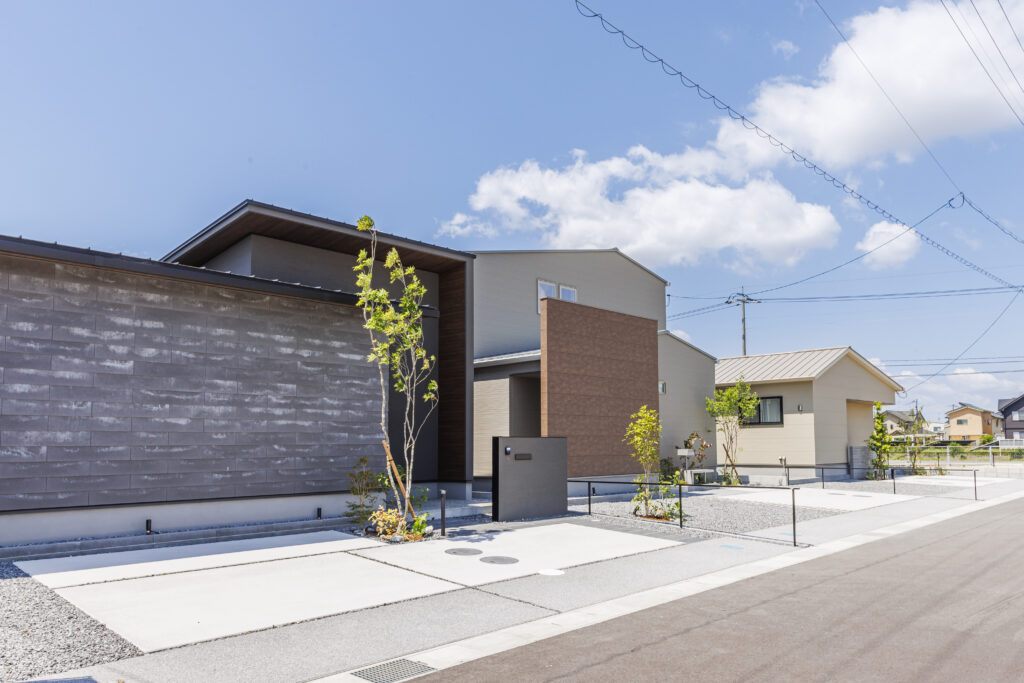 瀬戸内市邑久町モデルハウス街並み